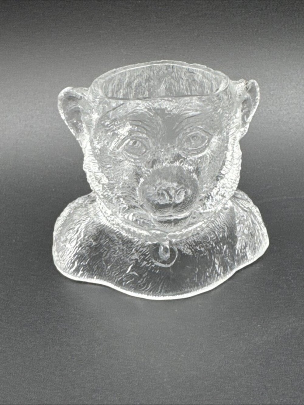 Vintage Richards & Hartley Darwin Glass Monkey Toothpick Holder READ